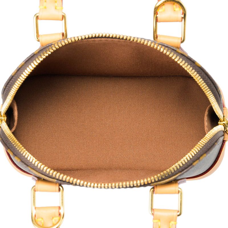 Louis Vuitton Shoulder Bag Nano Alma Brown