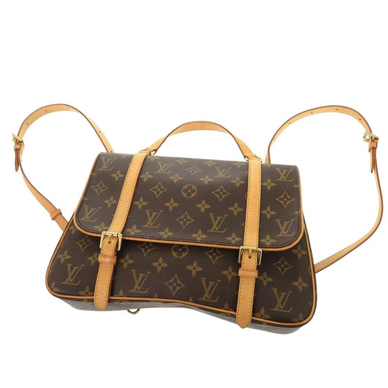 Louis Vuitton Marel Sac Ad Monogram M51158 Brown Backpack Daypack LV 1440 Louis