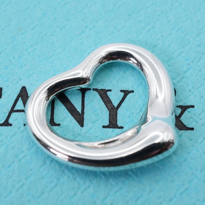 16mm (0.63in)tiffany & Co Open Heart Silver Necklace Top 25-1198