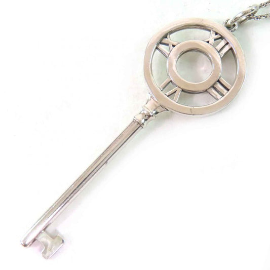 Tiffany & Co Atlas Key Necklace Sv925 Key Pendant Accessory Silver With Box And
