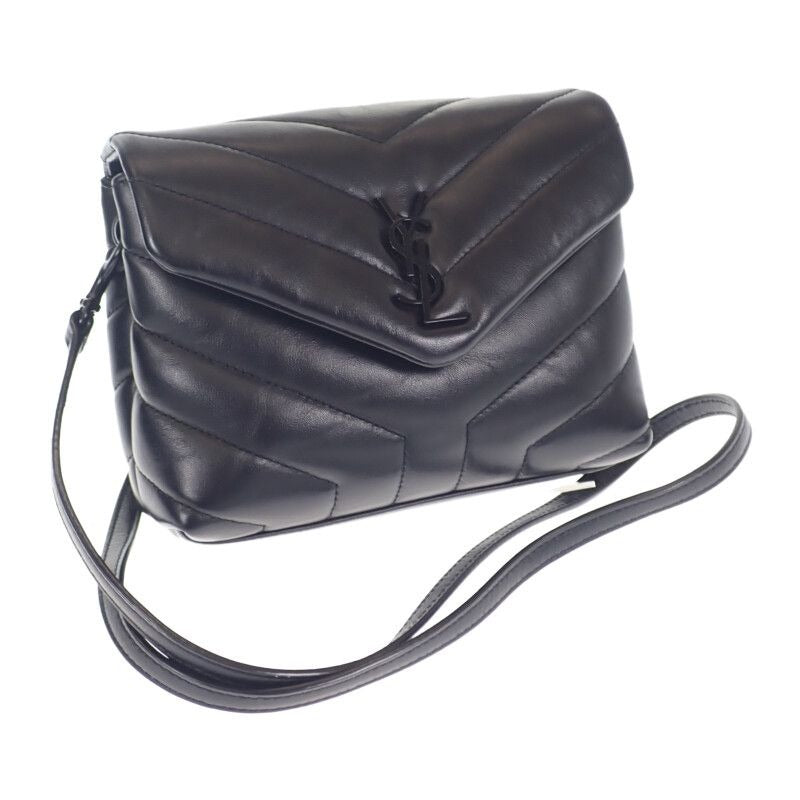 Saint Laurent Lou Toy Bag dv708 1000 Shoulder Calf Black