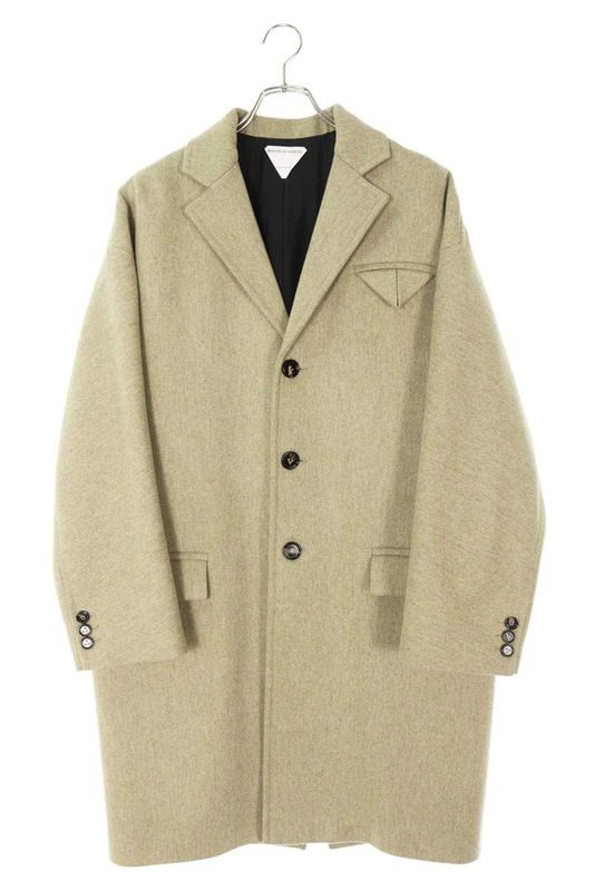 Bottega Veneta 650977 V0ew0 Wool Military Coat Men 46