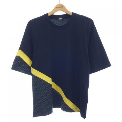 Fendi FF Motif T-Shirt Black Gray
