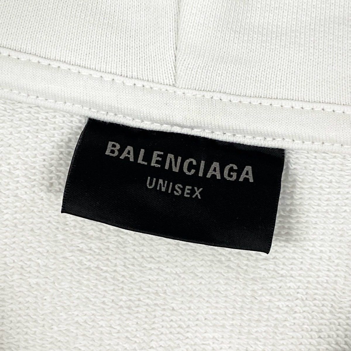 Balenciaga D7 Distressed Hoodie Demna Era M White — view 8