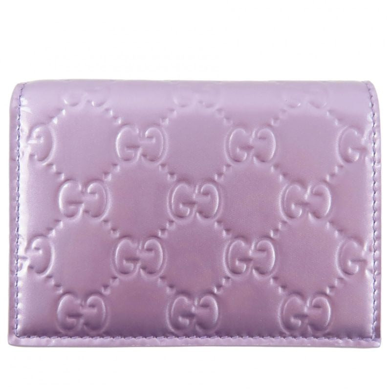 Gucci Guccissima Pink Leather Bifold Wallet