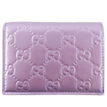Gucci Guccissima Pink Leather Bifold Wallet