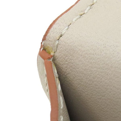 Loewe Card Case Square Coin Card Holder Pepple Grain Calf Rye Togo Roasted