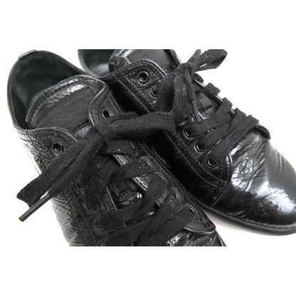 Prada Shoes Sneakers Low Cut Women Enamel Patent Leather — view 6
