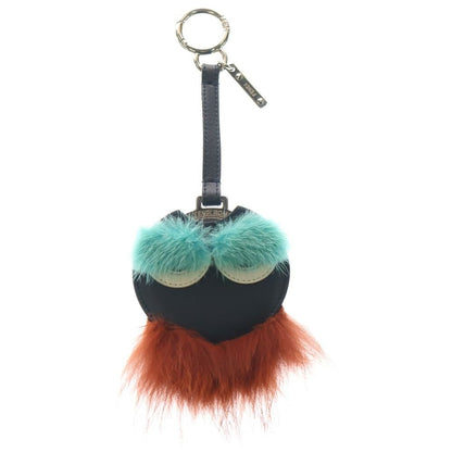 Fendi Monster Star Mirror Charm Key Ring Multi