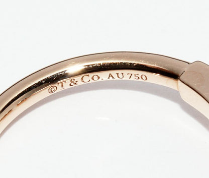 Tiffany & Co Rings 18K Pink Gold T-wire Ring