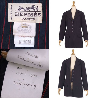Vintage Hermes Jacket Tailored Wool A