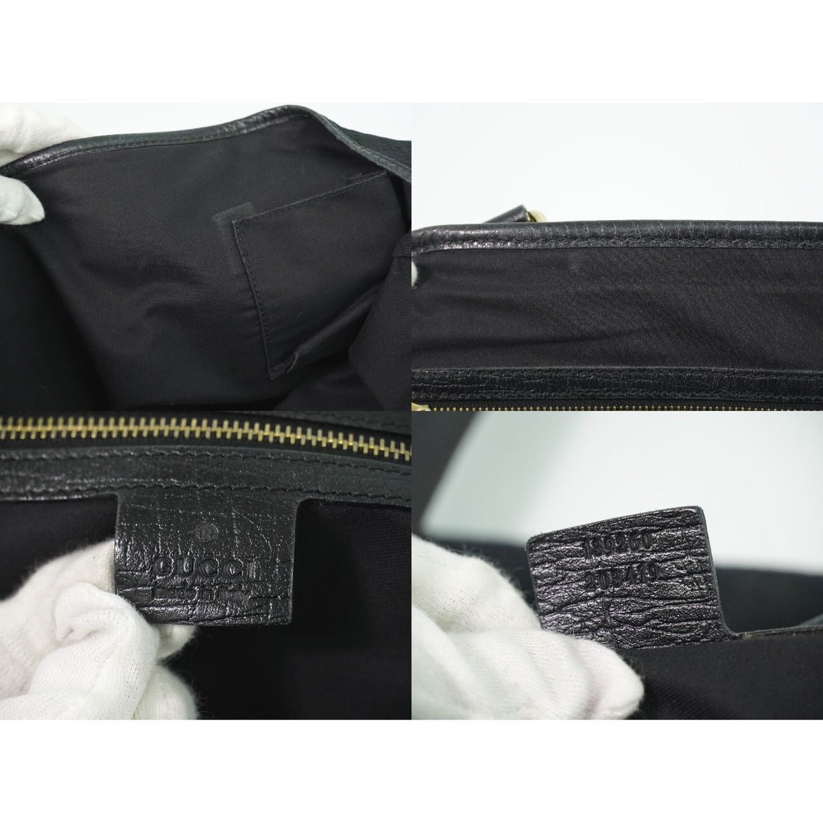 Gucci Sherry Line GG Canvas Tote Black Shelly — view 9