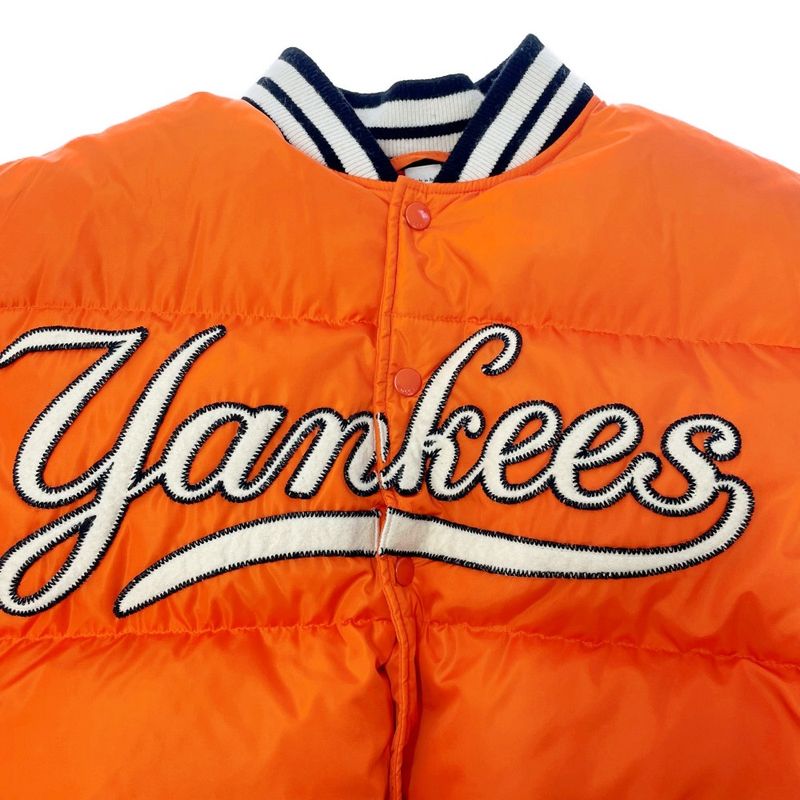 Gucci × New York Yankees Down Jacket Orange 368180