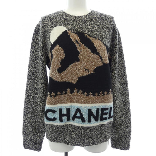 Chanel Knit Top Cashmere Black