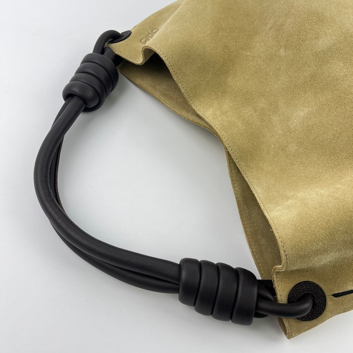 Loewe Anagram Flamenco Hobo Tote Beige Suede Vintage — view 13