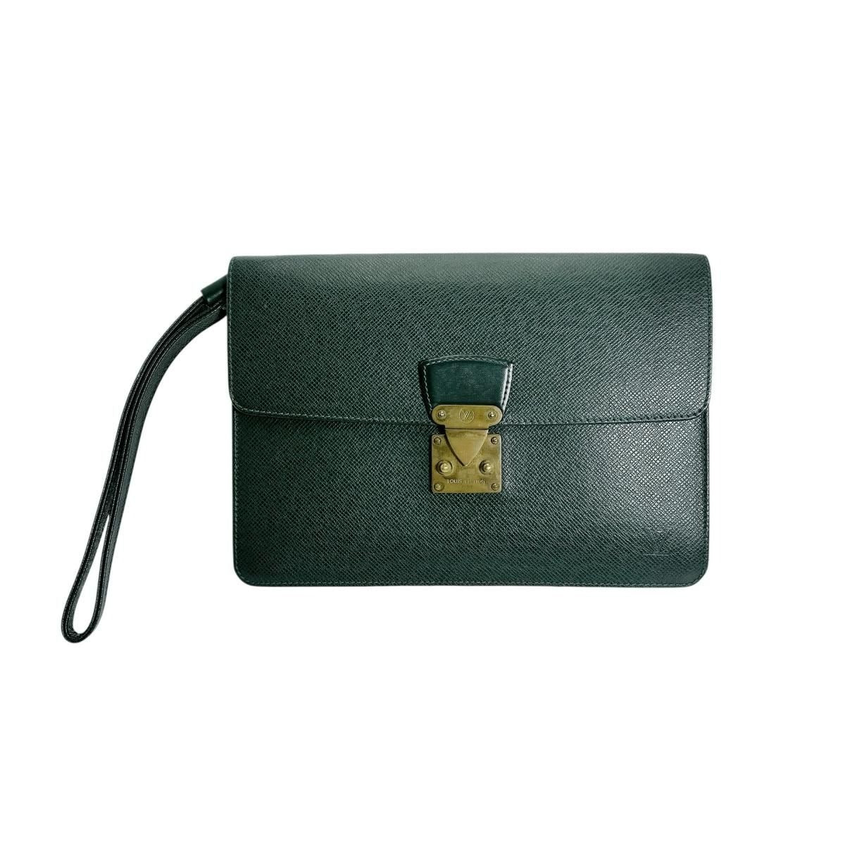Louis Vuitton Taiga Epi Sea Pochette Clado Second Bag Green