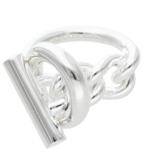 Hermes Croisette Silver Ring 53 12