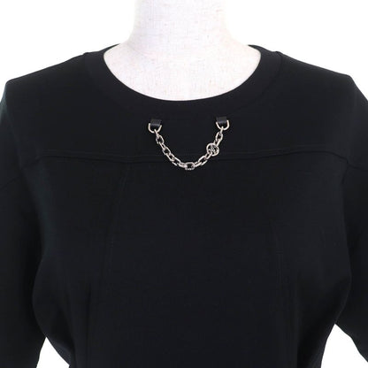 Louis Vuitton 25SS 100% Cotton LV Logo Chain Zipper Waist Short Sleeve T-shirt