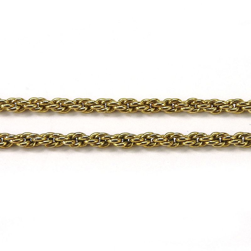 Christian Dior Necklace Metal Gold GP Perfume Bottle Motif Accessories Ladies