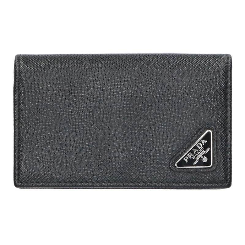 Prada to Line Guru Logo Saffiano Card Case