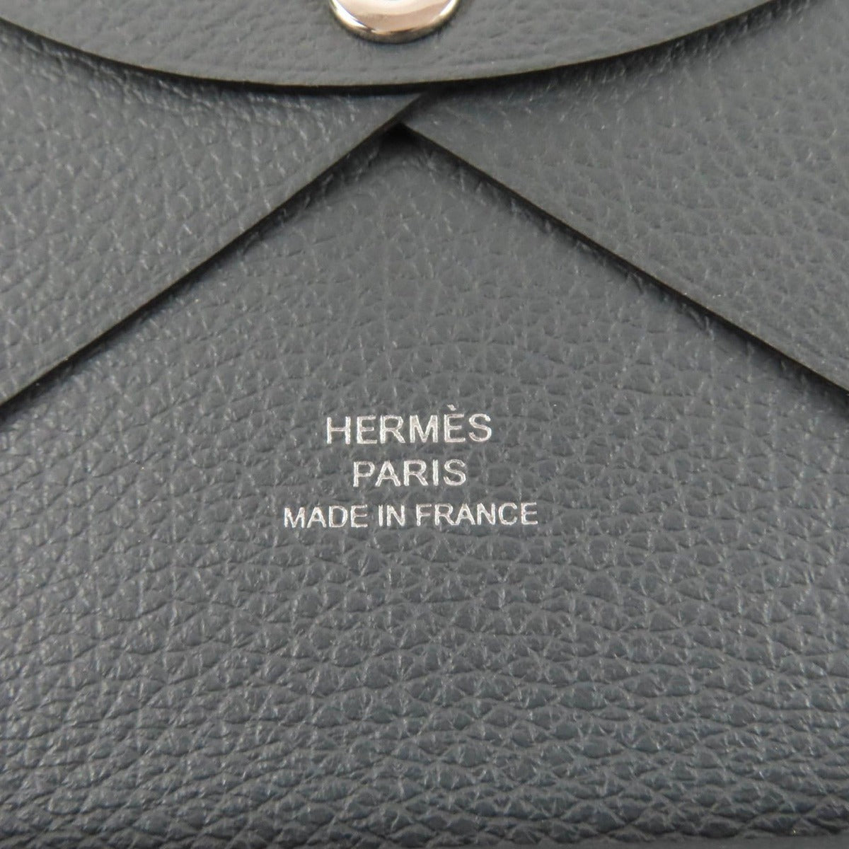 Hermes Calvi Duo Grimisty Color Silver Coin Case — view 9