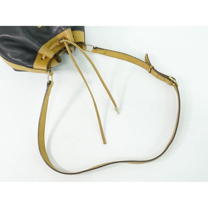 Celine Drawstring Shoulder Bag Leather Black — view 4