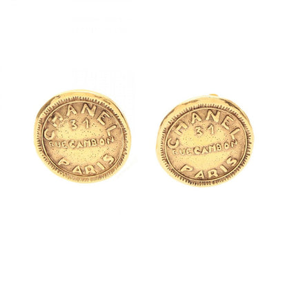 Chanel Earrings Circle Logo