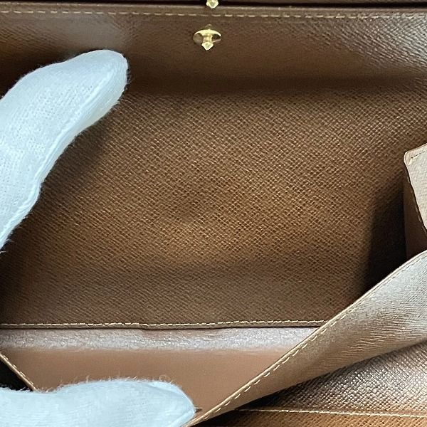 Louis Vuitton Monogram Portefeuille International M61217 Long Wallet Trifold