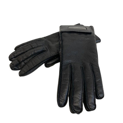 Gucci Gloves Leather Black