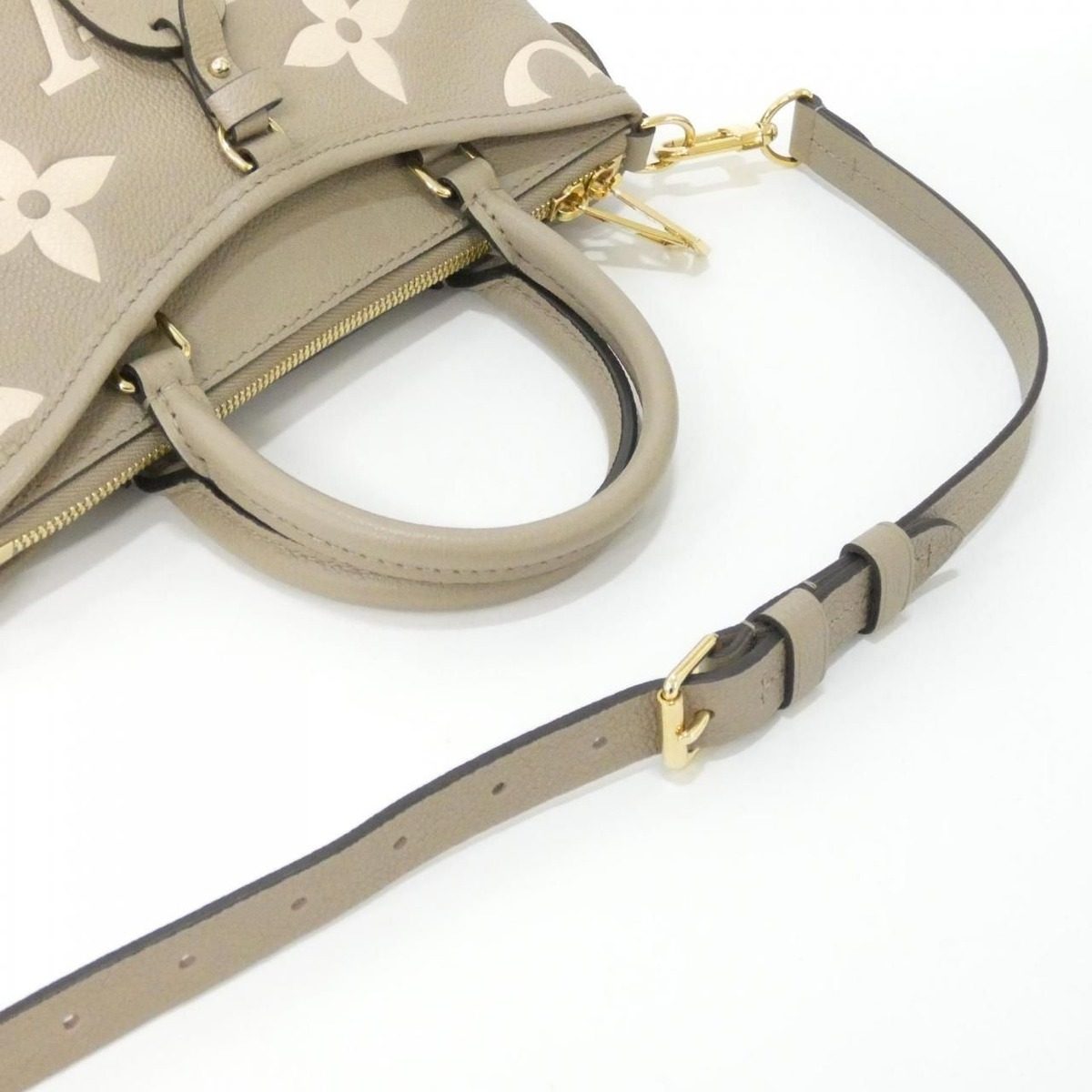 Louis Vuitton Bicolor Monogram Empreinte Trianon PM Bag — view 7