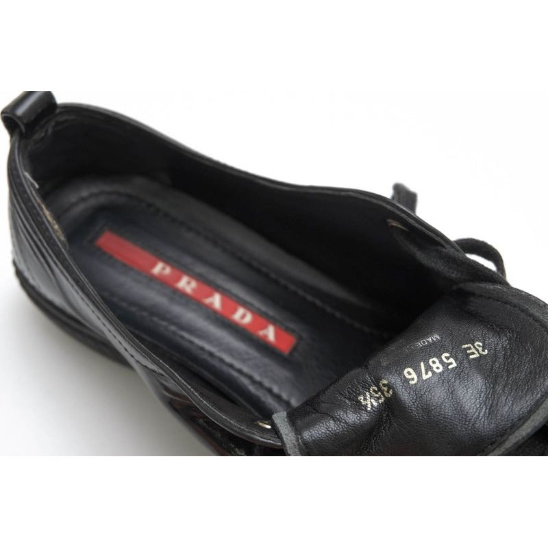 Prada Shoes Sneakers Low Cut Women Enamel Patent Leather — view 7