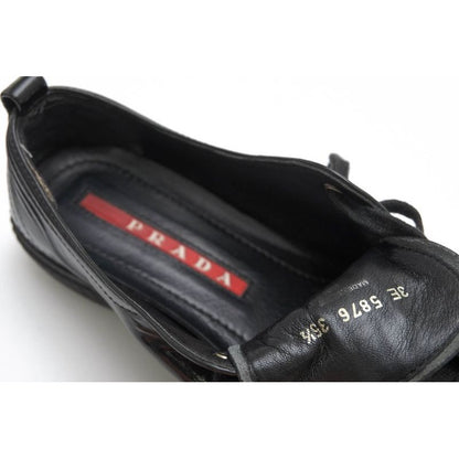 Prada Shoes Sneakers Low Cut Women Enamel Patent Leather — view 7
