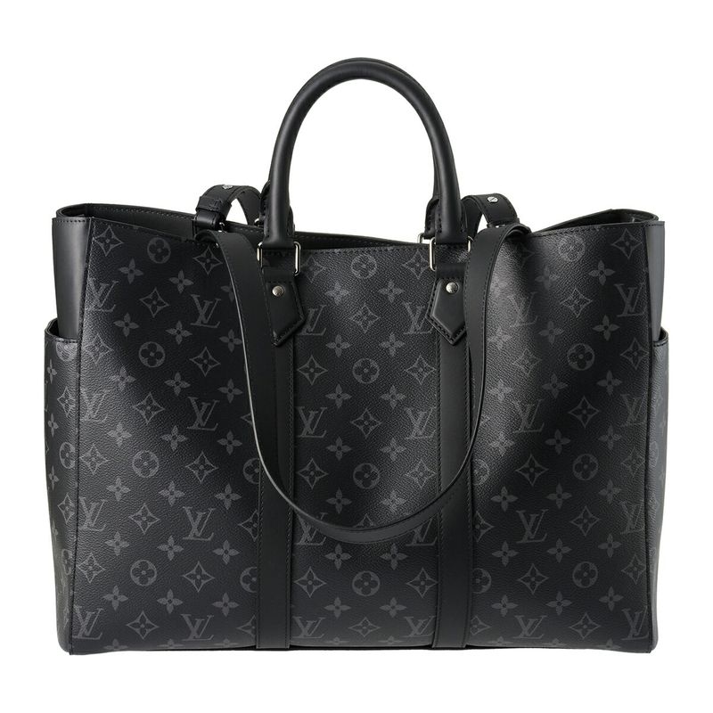 Louis Vuitton Tote Bag Sac Pla 24H Black/gray