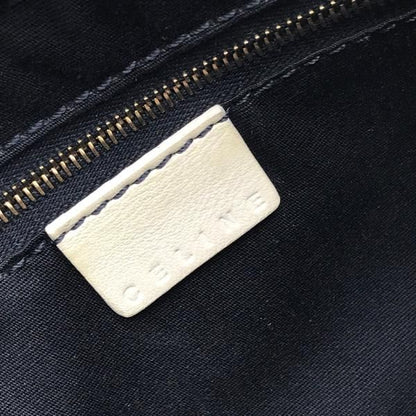 Celine Macadam Suede Hand Bag Blue