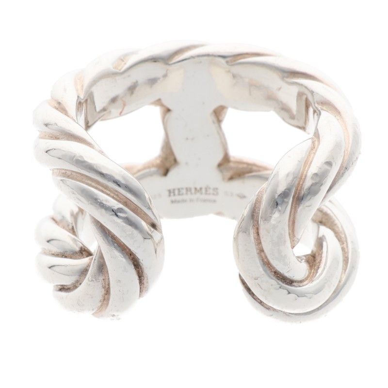 Hermes Pallard Silver Ring Men's 53 12