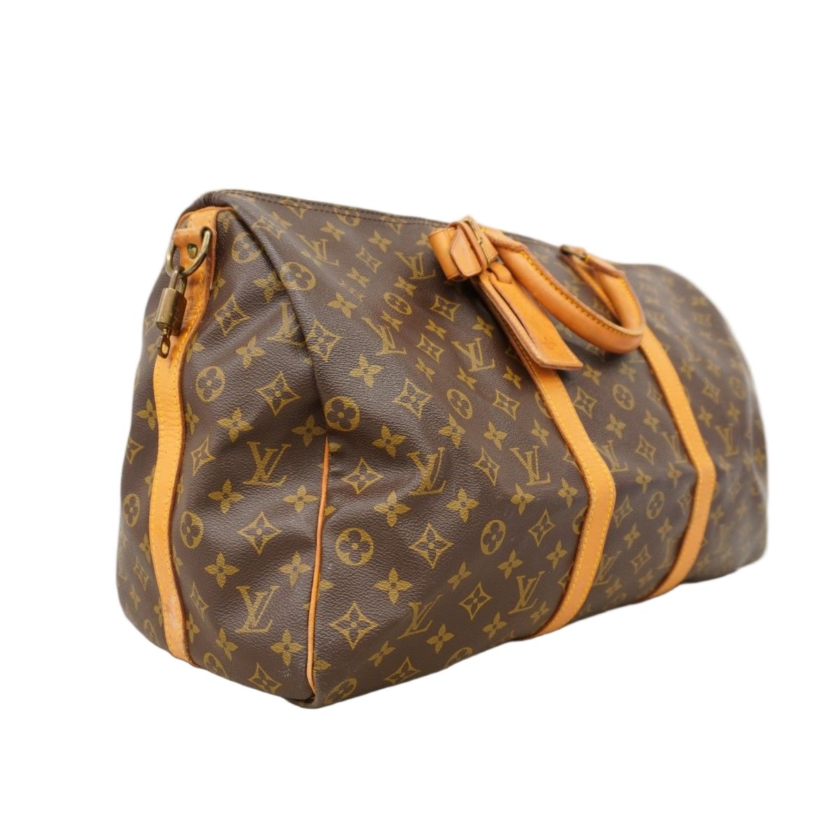 Louis Vuitton Boston Bag Monogram Keepall Bandouliere 50 Brown — view 2
