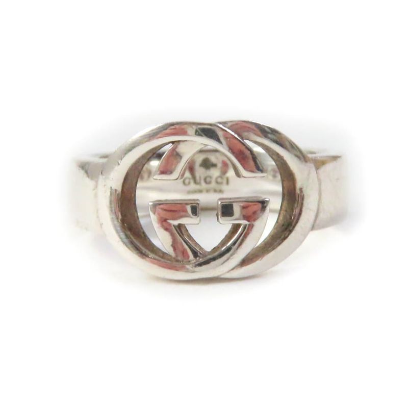 Gucci Sv925 Interlocking G Ring Ring / Accessories Silver /