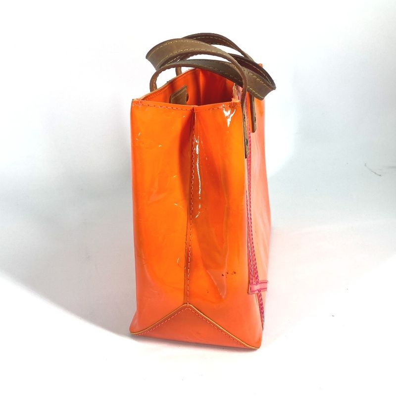 Louis Vuitton Tote Bag Reed PM M91905 Monogram Vernis Orange