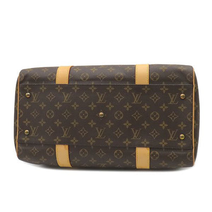 Louis Vuitton Boston Bag Carryall Monogram Canvas Monogram Gold Hardware Brown