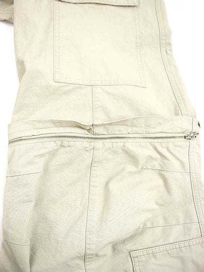 Balenciaga 23aw Flared Cargo Pants Flared Cargo Long Pants 768810 Tkp27 Beige L