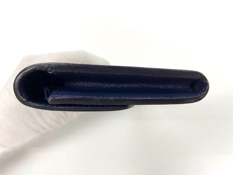 Louis Vuitton Epi Portefeuille Emilie Zipper Long Wallet M60854 Andigo-blue