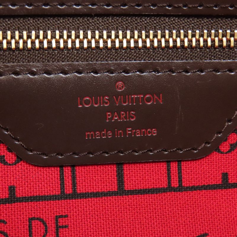 Louis Vuitton N51109 Neverfull PM Handbag Damier Canvas Women