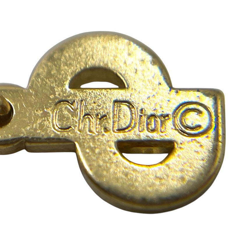 Christian DIOR Necklace 2strands Colored Stones Black