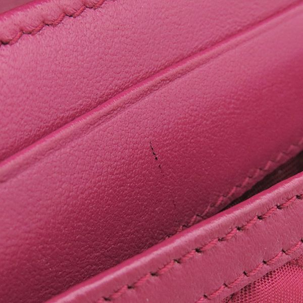 Prada Long Wallet Tessuto Quilted Wallet Nylon Ibisco Gold Hardware Red Fold