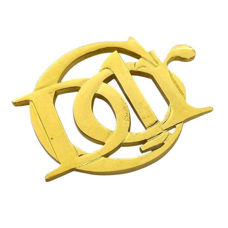 Christian Dior CD Logo Accessory Large Gold Parfums