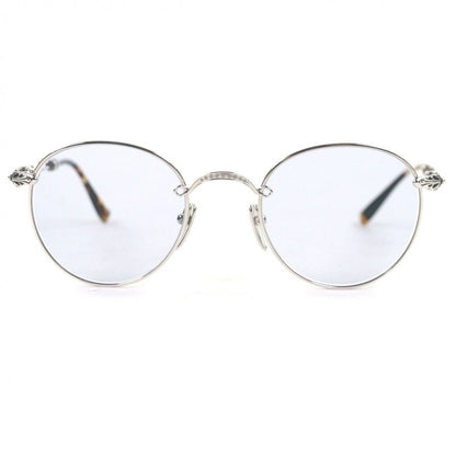 Chrome Hearts Bubba-a Partial Floral Cross Sunglasses Silver Brown Demi 49 — view 3