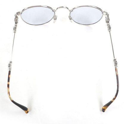 Chrome Hearts Bubba-a Partial Floral Cross Sunglasses Silver Brown Demi 49 — view 4