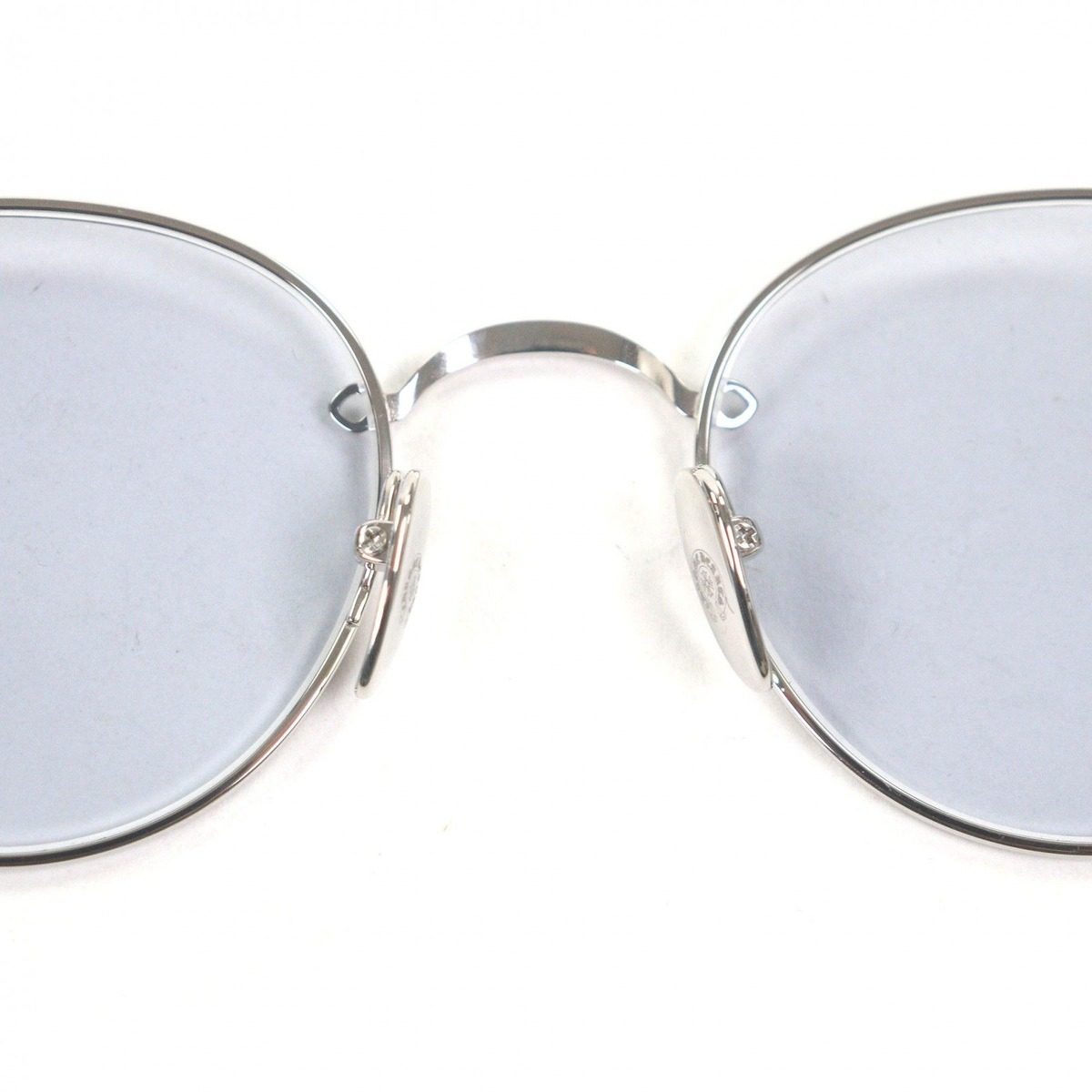 Chrome Hearts Bubba-a Partial Floral Cross Sunglasses Silver Brown Demi 49 — view 7