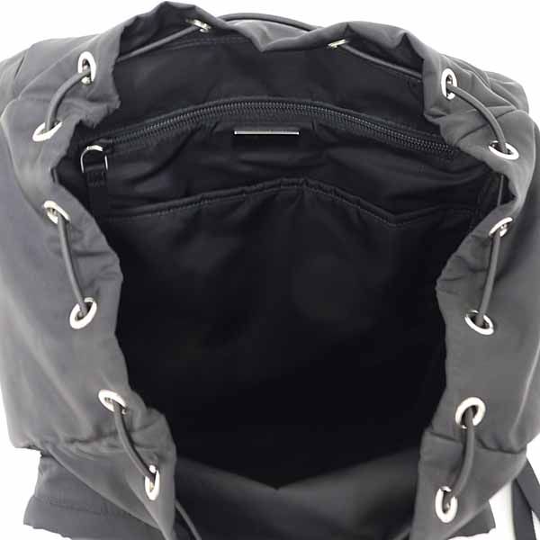 Prada Nylon Backpack Sac Tessuto 2vz062 Black NERO A Rank