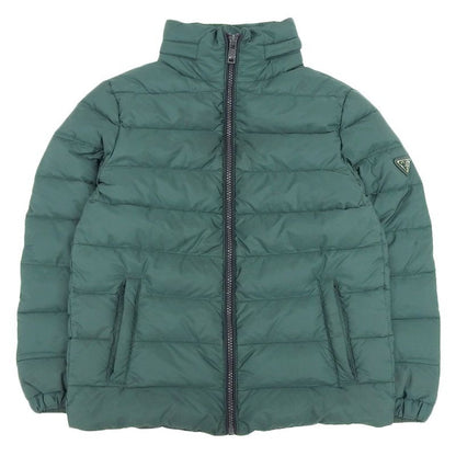 Prada Current Black Tag Triangle Logo Down Jacket 6 Y Kids Hood Storage 110-120 cm